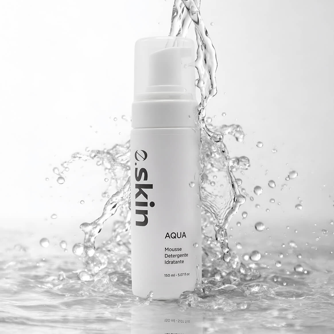 Mousse detergente idratante